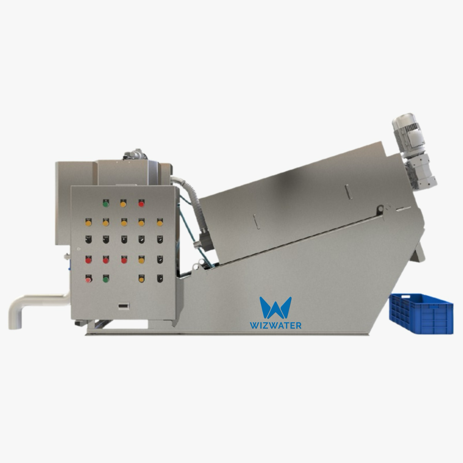 Screw Press Sludge Dewatering Machine