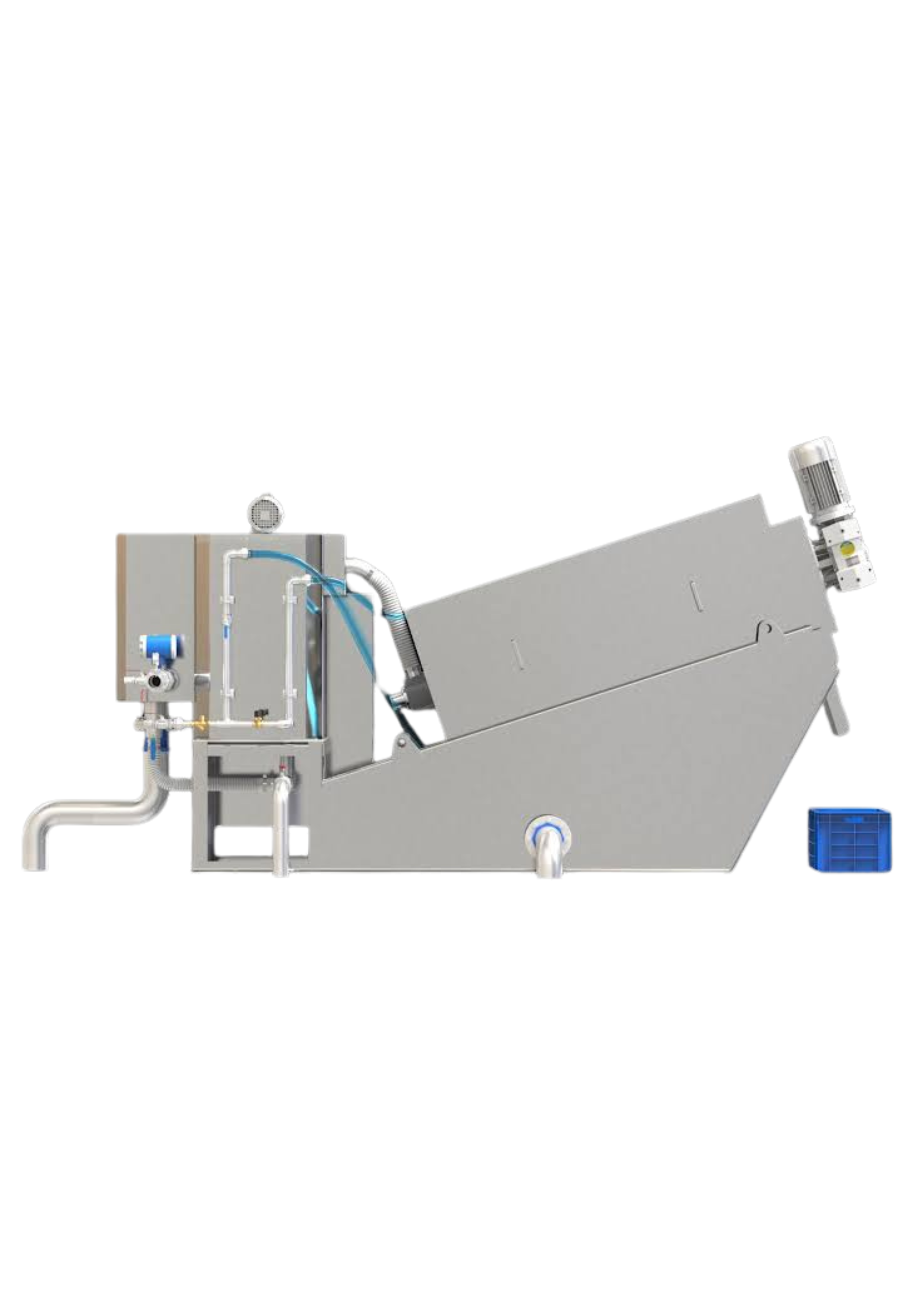 Screw Press Sludge Dewatering Machine